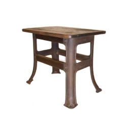 cast iron end table
