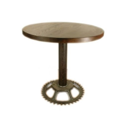 industrial round end table