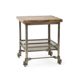 industrial  iron cart table trolley
