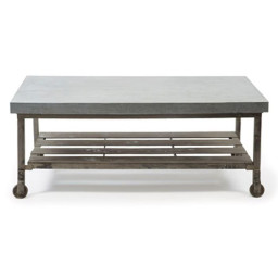 industrial iron cart coffee table trolley