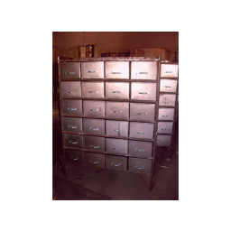 industrial iron chest of drawers cabinet.