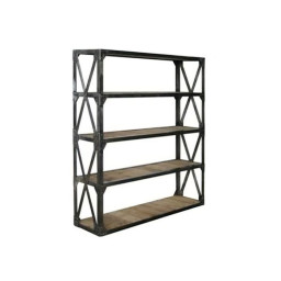 industrial shelve with five wooden shelve (L) 
