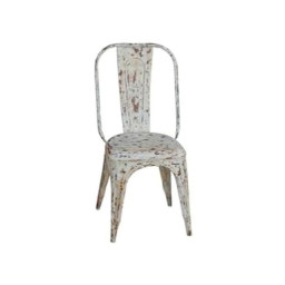 industrial iron distressed tolix chair