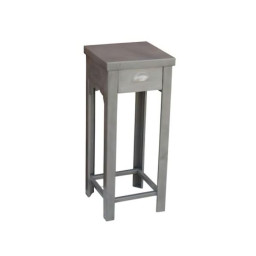 industrial iron gray nightstand with drawer