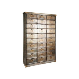industrial iron chest of drawers cabinet.30 drawers.