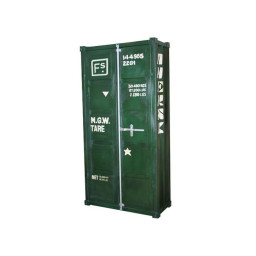 industrial container style metal iron cabinet