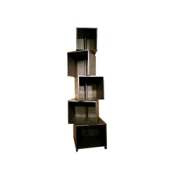 industrial metal contemporary style display shelve unit