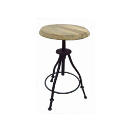 industrial adjustable bar stool