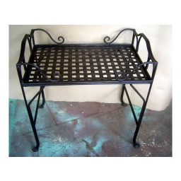 industrial iron outdoor table 