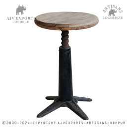 Rustic Adjustable Stool