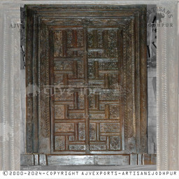  Carved Wooden Door